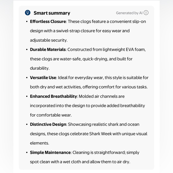 Rugged Shark Men's Size 10 Shark Week Clogs NWT Discovery Channel Blue Orange - Picture 10 of 10